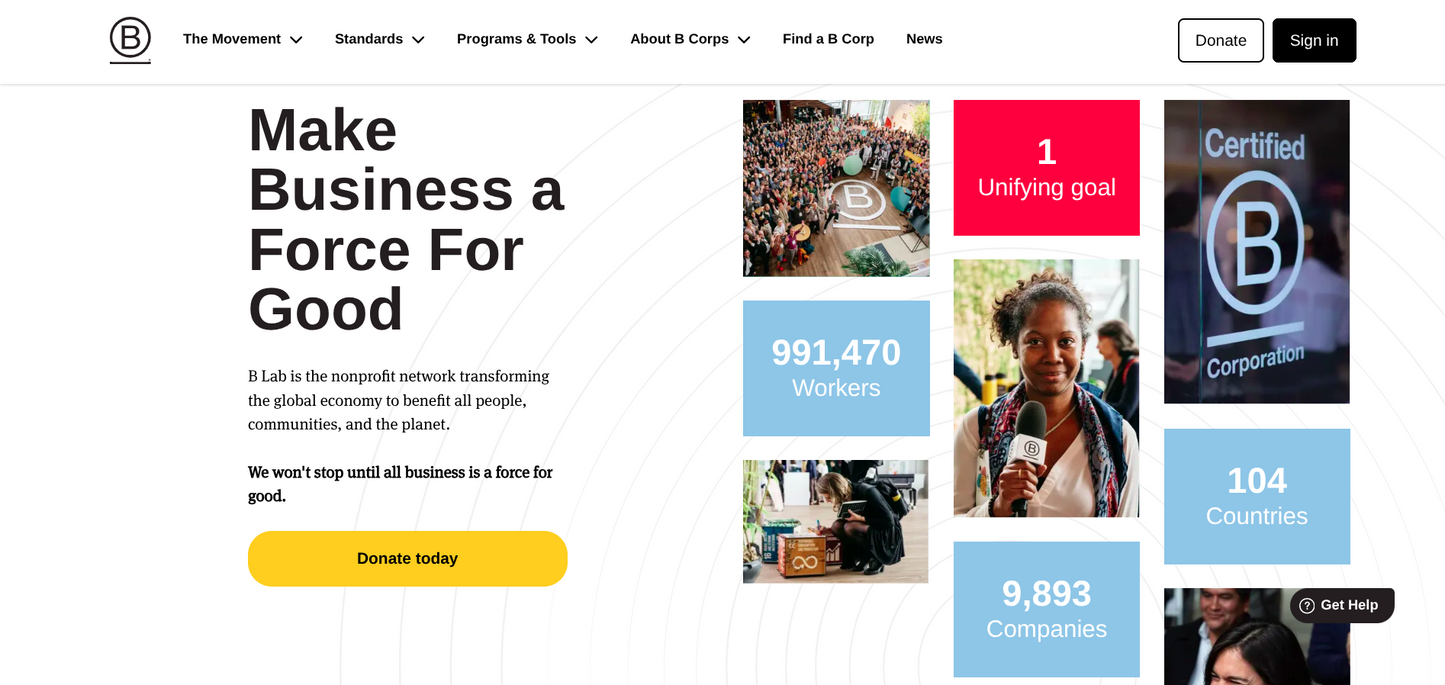 Your own website (Business)